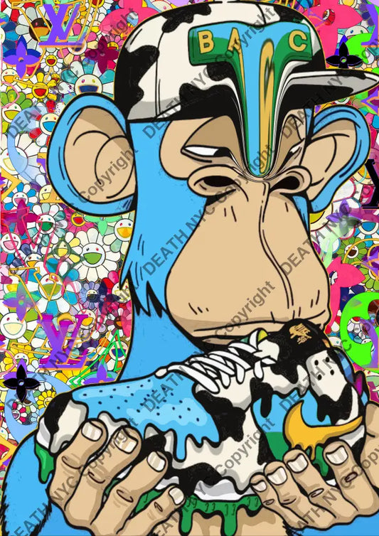 Auction ’CA239 ape’ art print 45x32cm (Edition of 100) Art Print
