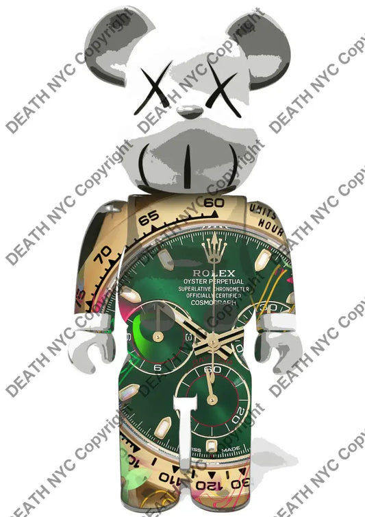 Auction ’CA243 bear’ art print 45x32cm (Edition of 100) Art Print