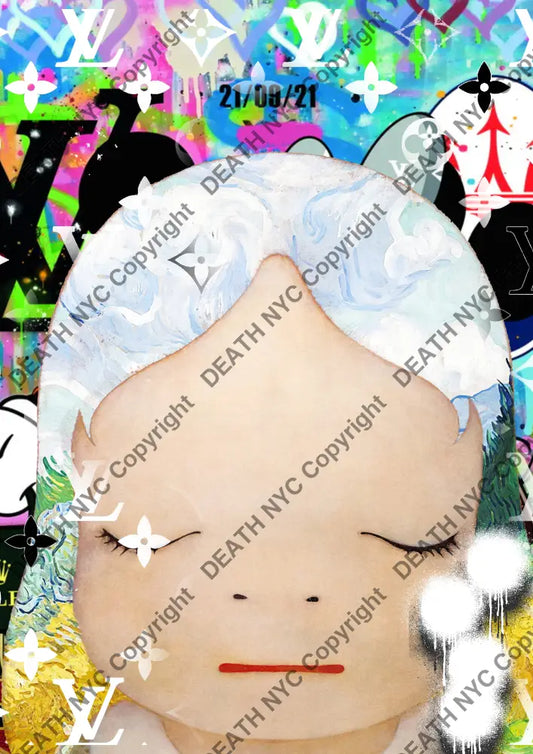 Auction ’CA249 girl’ art print 45x32cm (Edition of 100) Art Print