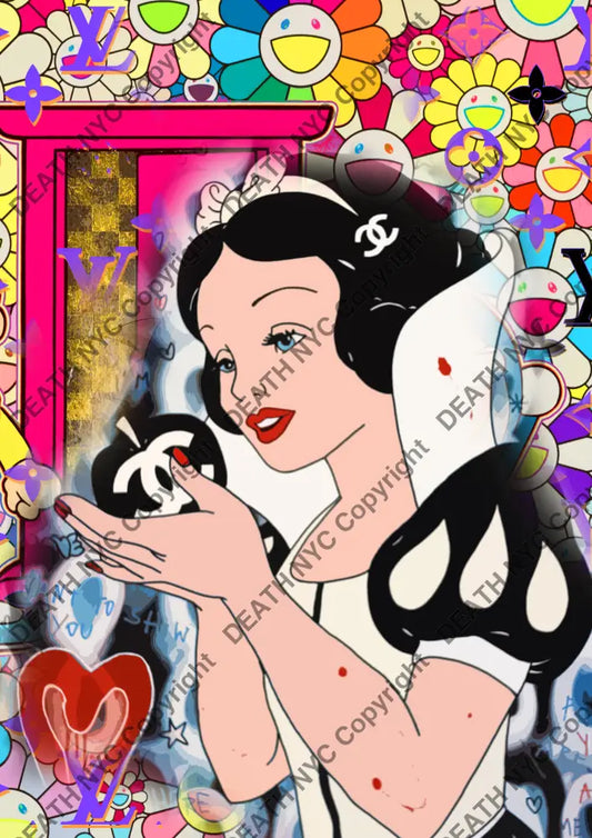 Auction ’CA259 snow’ art print 45x32cm (Edition of 100) Art Print