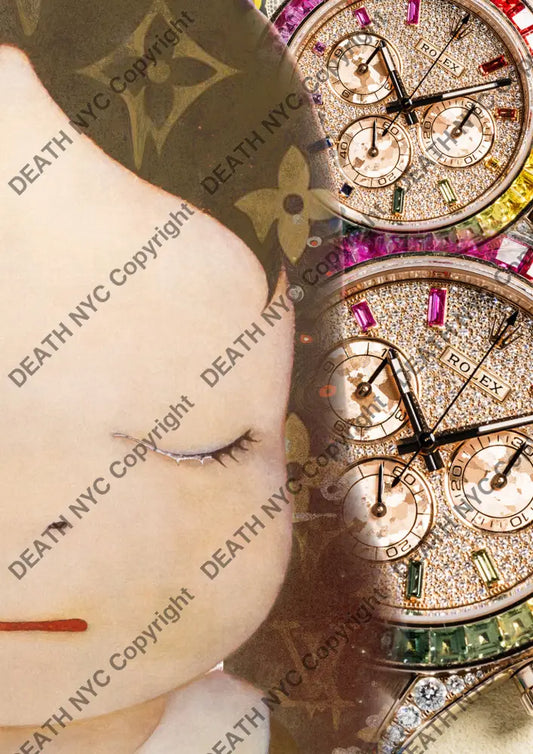 Auction ’CA260 girl’ art print 45x32cm (Edition of 100) Art Print