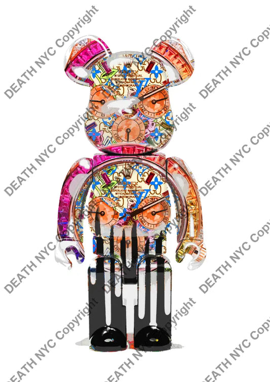 Auction ’CA268 bear’ art print 45x32cm (Edition of 100) Art Print