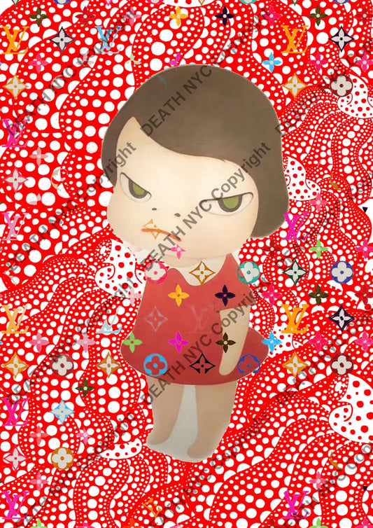 Auction ’CA282 girl’ art print 45x32cm (Edition of 100) Art Print