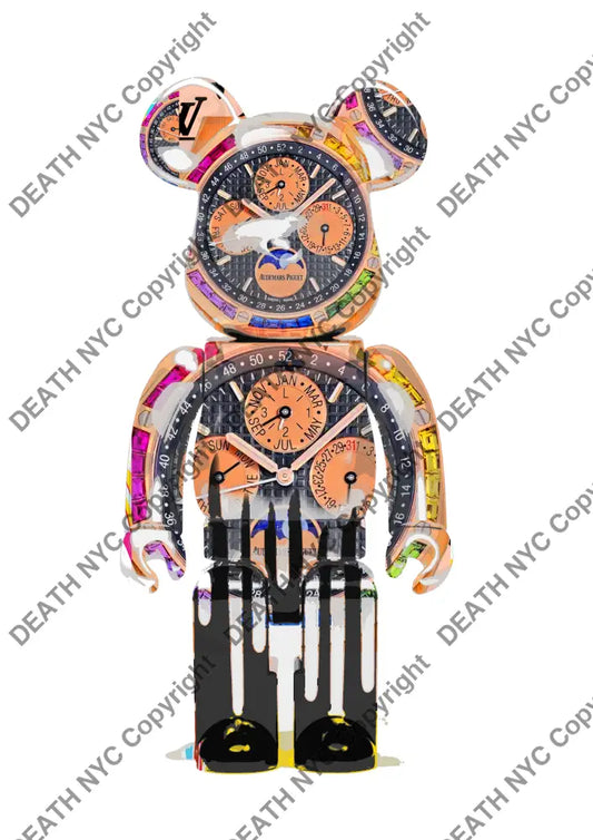 Auction ’CA284 bear’ art print 45x32cm (Edition of 100) Art Print