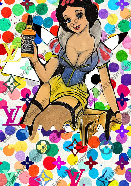 Auction ’CA287 snow’ art print 45x32cm (Edition of 100) Art Print