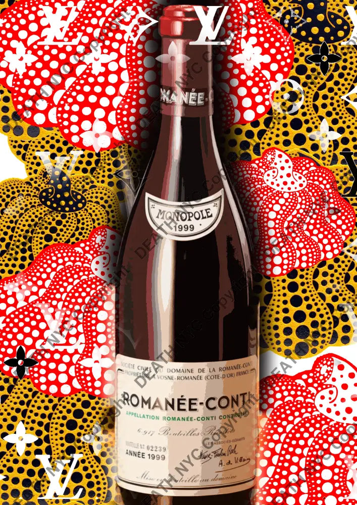Auction ’CA29 wine’ art print 45x32cm (Edition of 100) - Art Print