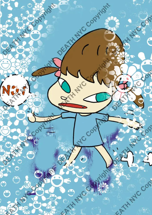 Auction ’CA295 girl’ art print 45x32cm (Edition of 100) Art Print