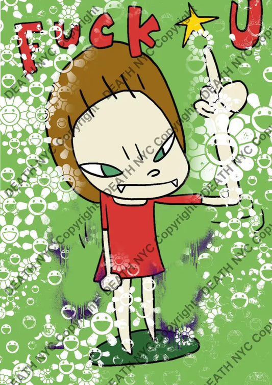 Auction ’CA296 girl’ art print 45x32cm (Edition of 100) Art Print