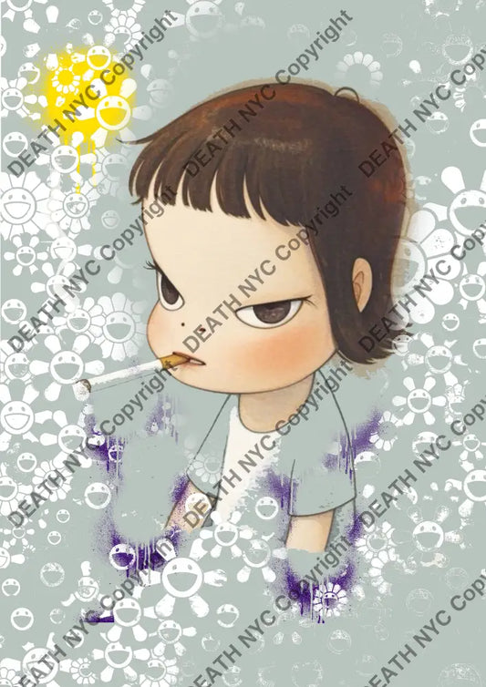 Auction ’CA301 girl’ art print 45x32cm (Edition of 100) Art Print