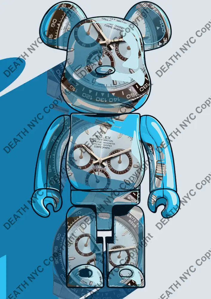 Auction ’CA378 bear’ art print 45x32cm (Edition of 100) Art Print