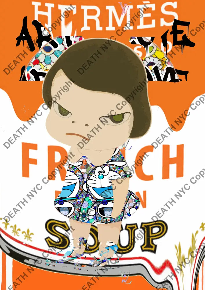 Auction ’CA388 girl’ art print 45x32cm (Edition of 100) Art Print