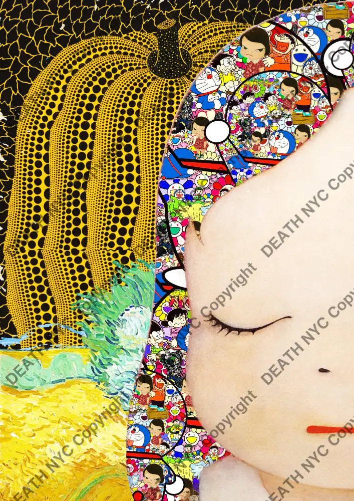 Auction ’CA389 girl’ art print 45x32cm (Edition of 100) Art Print