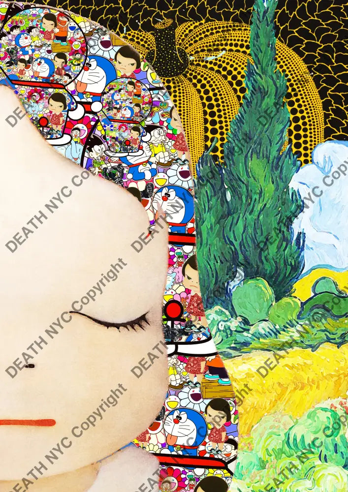 Auction ’CA390 girl’ art print 45x32cm (Edition of 100) Art Print
