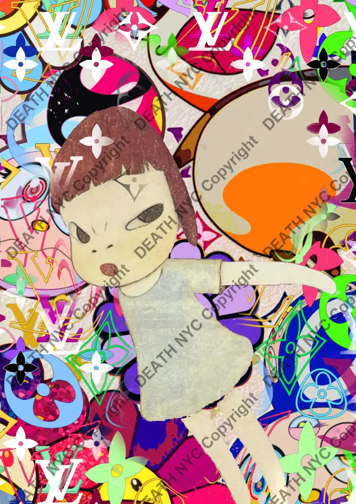 Auction ’CA392 girl’ art print 45x32cm (Edition of 100) Art Print