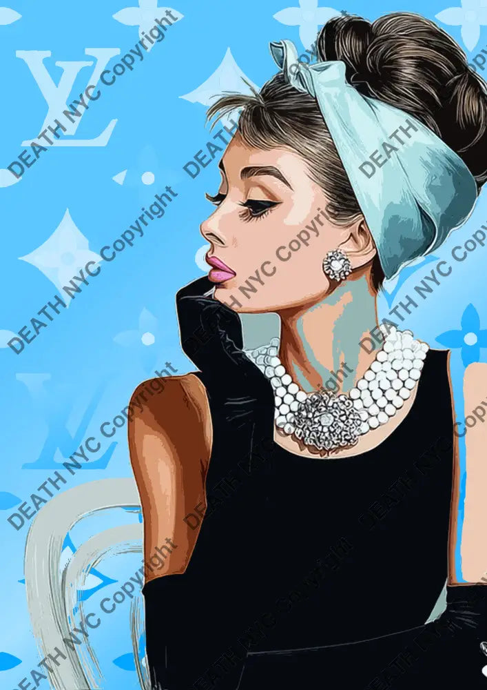 Auction ’CA411 audrey’ art print 45x32cm (Edition of 100) Art Print