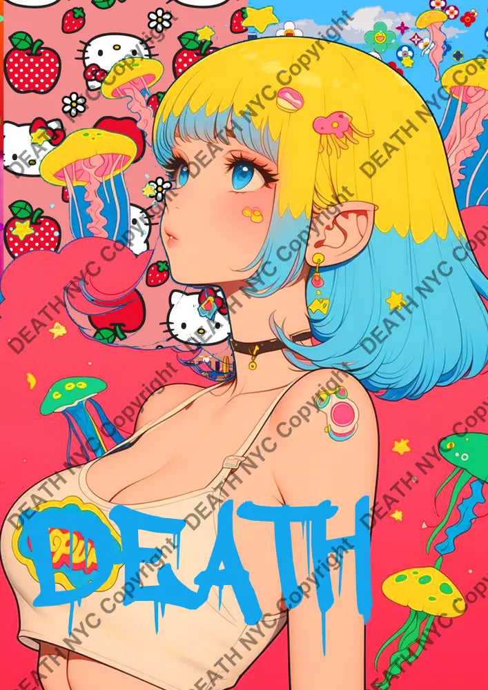 Auction ’CA427 girl. ’ art print 45x32cm (Edition of 100) - Art Print