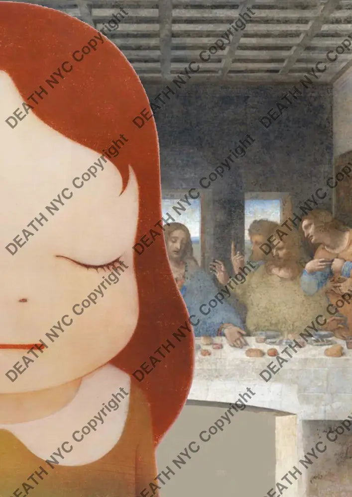 Auction ’CA444 girl’ art print 45x32cm (Edition of 100) Art Print