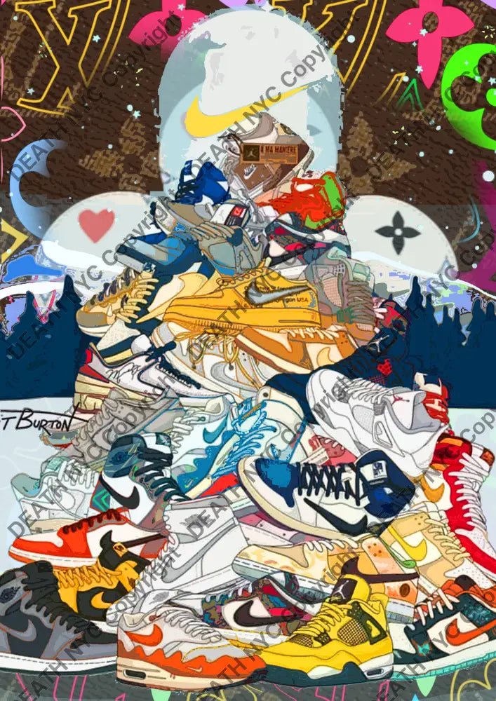 Auction ’CA455 sneak’ art print 45x32cm (Edition of 100) Art Print