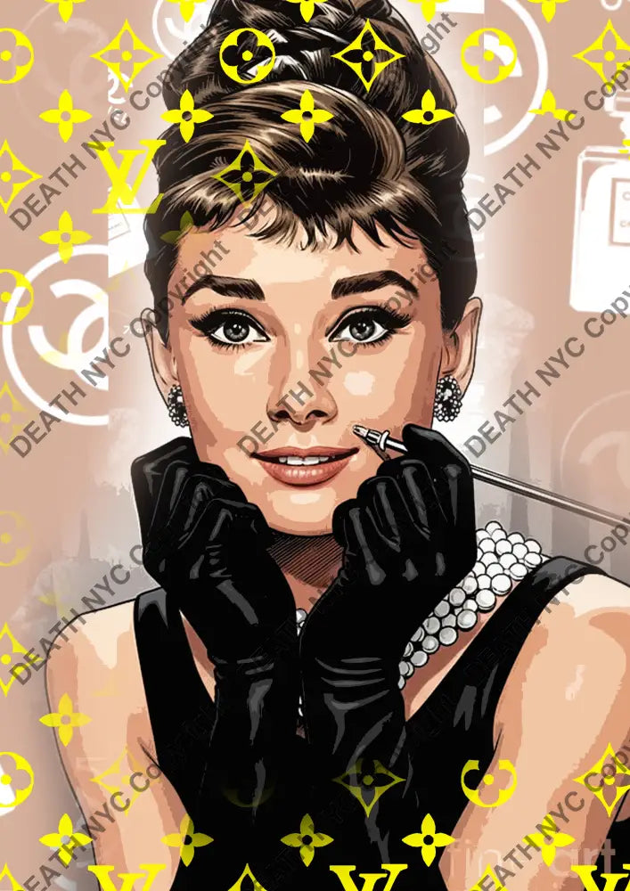 Auction ’CA469 audrey’ art print 45x32cm (Edition of 100) Art Print