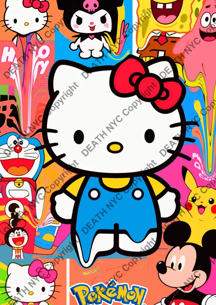 Auction ’CA479 kitty ’ art print 45x32cm (Edition of 100) - Art Print