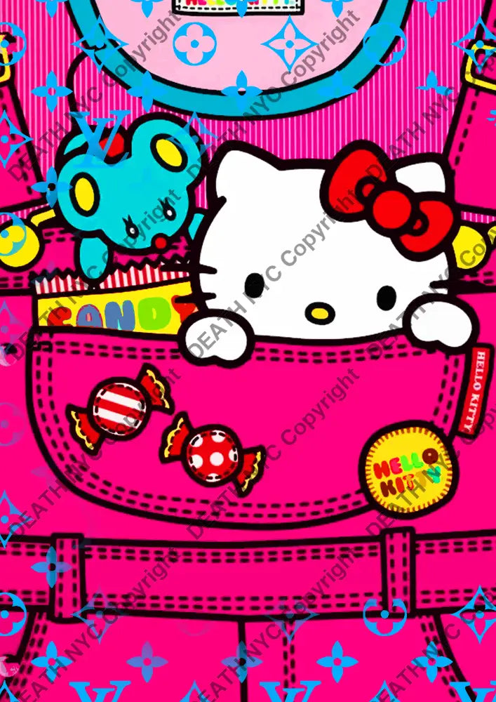 Auction ’CA480 kitty’ art print 45x32cm (Edition of 100) Art Print