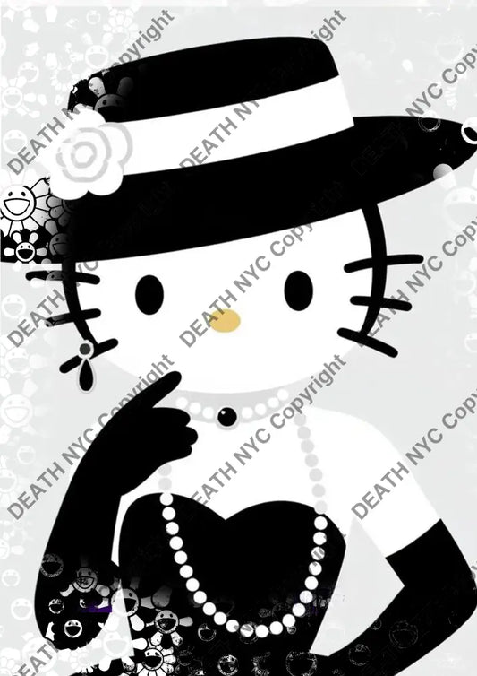Auction ’CA526 kitty’ art print 45x32cm (Edition of 100) Art Print
