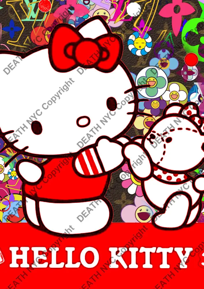 Auction ’CA532 kitty’ art print 45x32cm (Edition of 100) Art Print