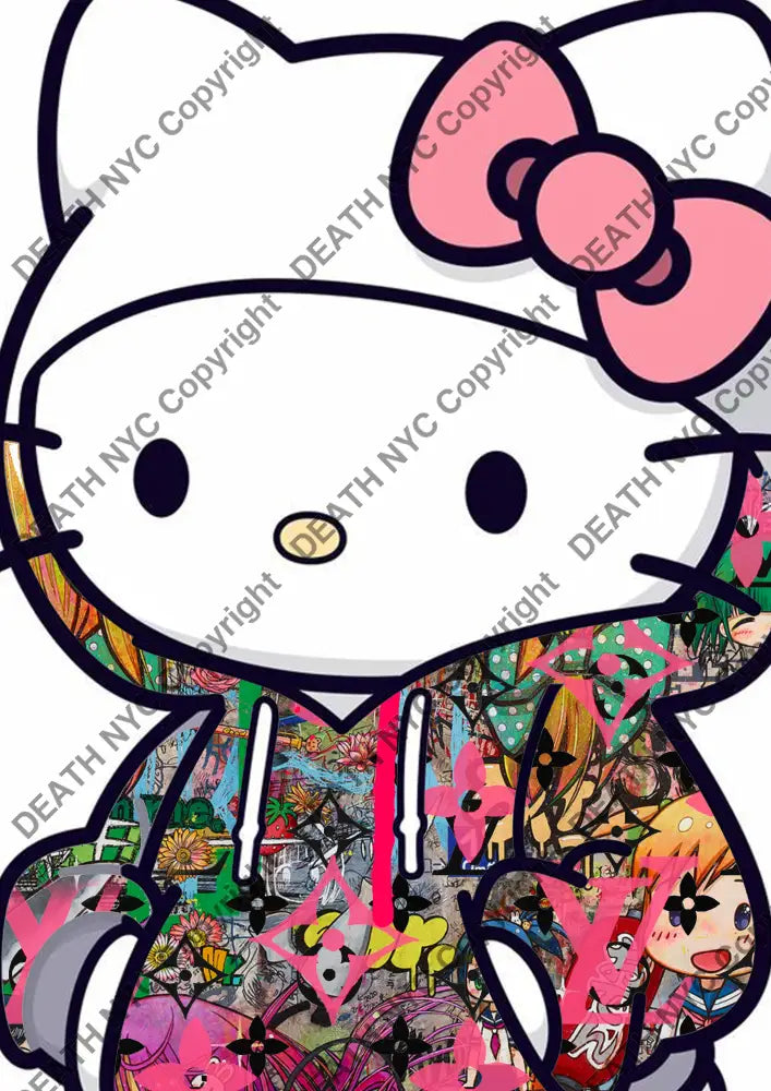 Auction ’CA555 kitty’ art print 45x32cm (Edition of 100) Art Print