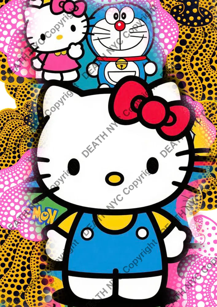 Auction ’CA564 kitty’ art print 45x32cm (Edition of 100) Art Print