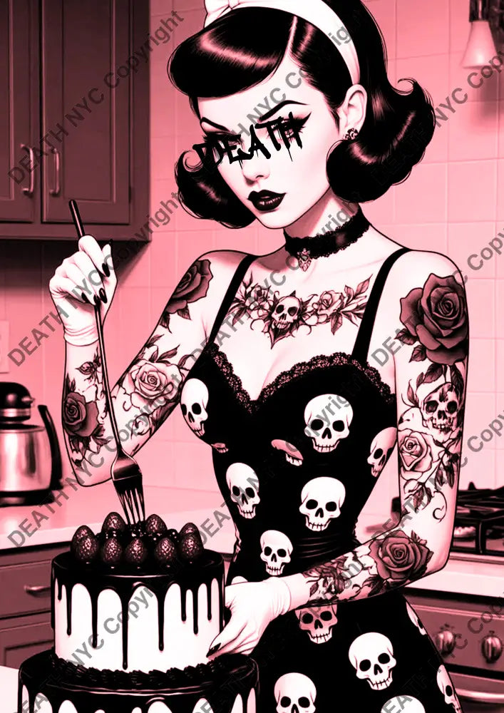 Auction ’CA585 tattoo’ art print 45x32cm (Edition of 100) Art Print