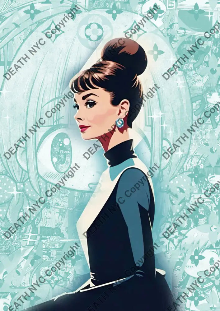 Auction ’CA592 audrey’ art print 45x32cm (Edition of 100) Art Print