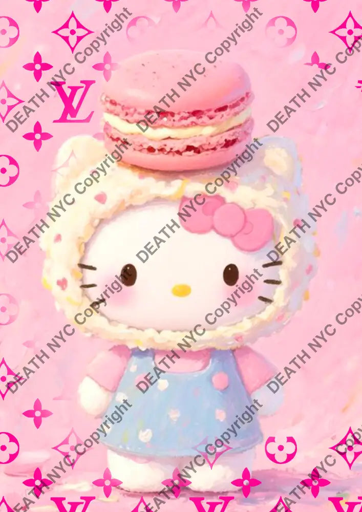 Auction ’CA615 kitty’ art print 45x32cm (Edition of 100) - Art Print