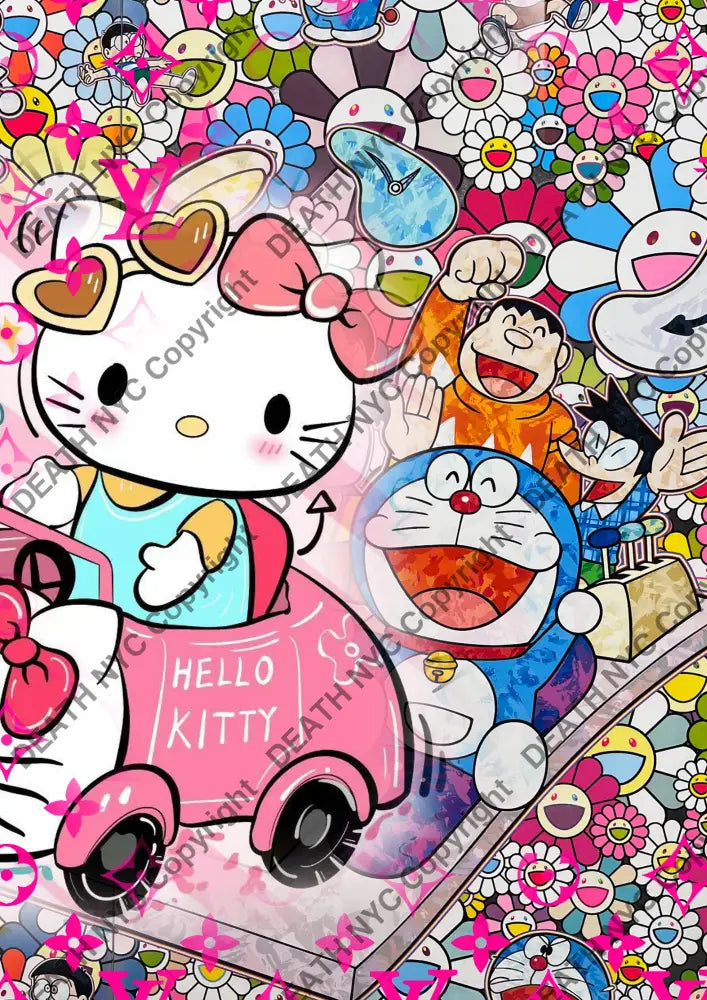 Auction ’CA620 kitty’ art print 45x32cm (Edition of 100) Art Print