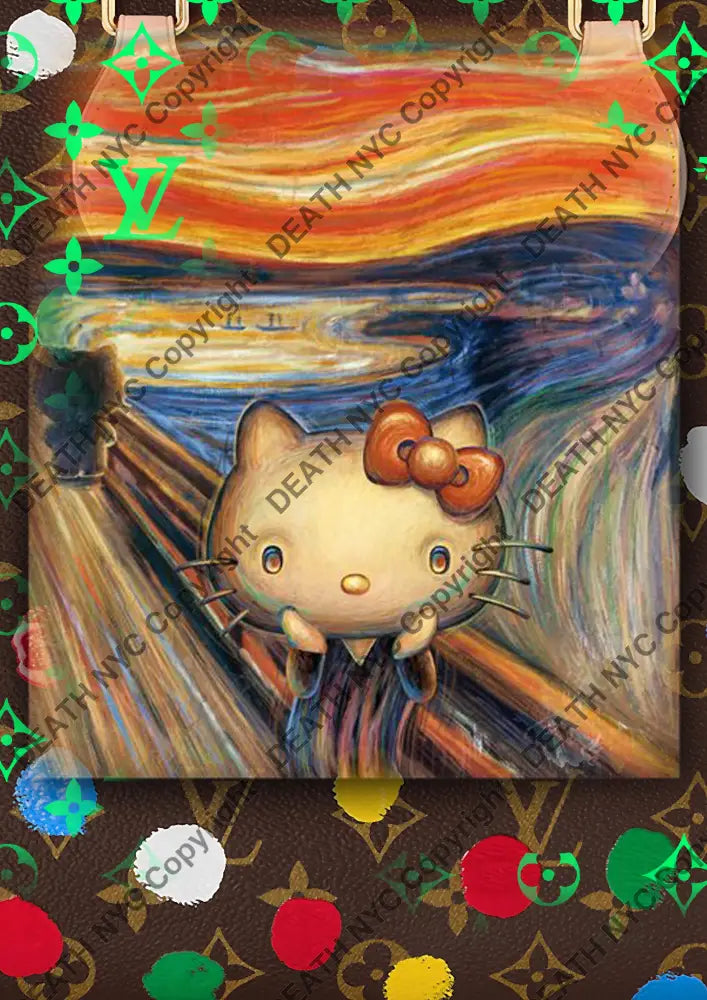 Auction ’CA622 kitty’ art print 45x32cm (Edition of 100) Art Print
