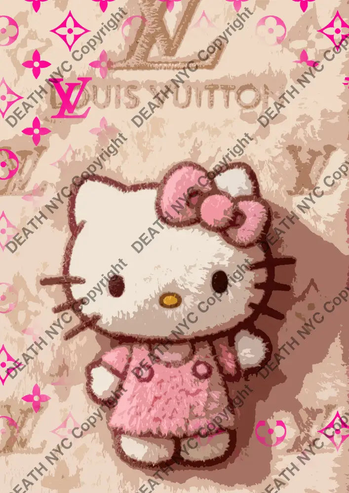 Auction ’CA639 kitty’ art print 45x32cm (Edition of 100) Art Print