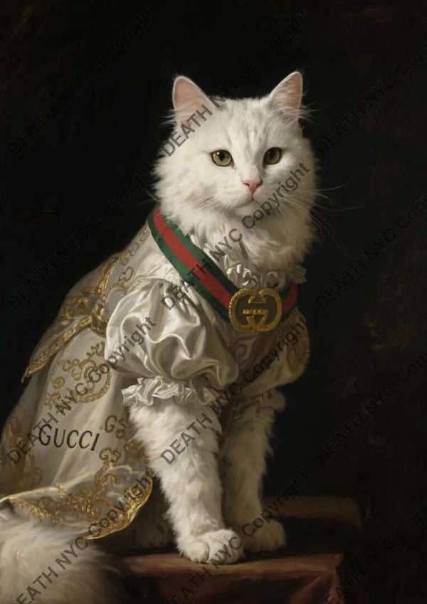 Auction ’CA811 cat ’ art print 45x32cm (Edition of 100) - Art Print