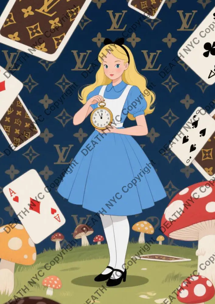 Auction ’CA823 alice’ art print 45x32cm (Edition of 100) Art Print