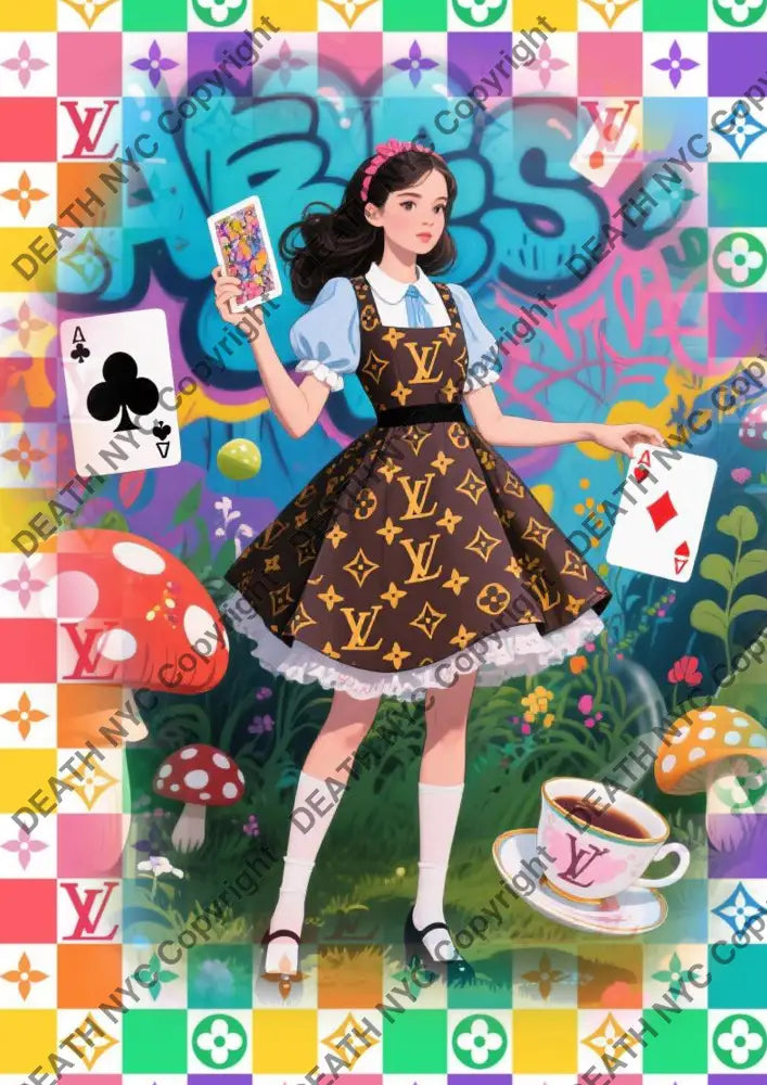 Auction ’CA864 alice ’ art print 45x32cm (Edition of 100) Art Print