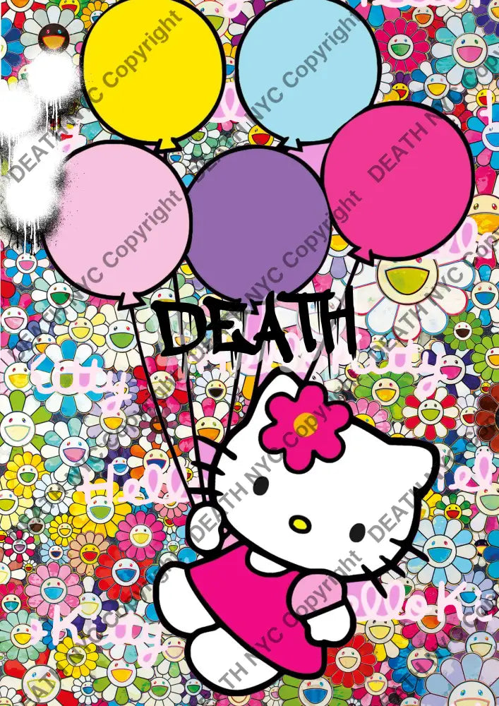 Auction ’CA88 kitty’ art print 45x32cm (Edition of 100) - Art Print