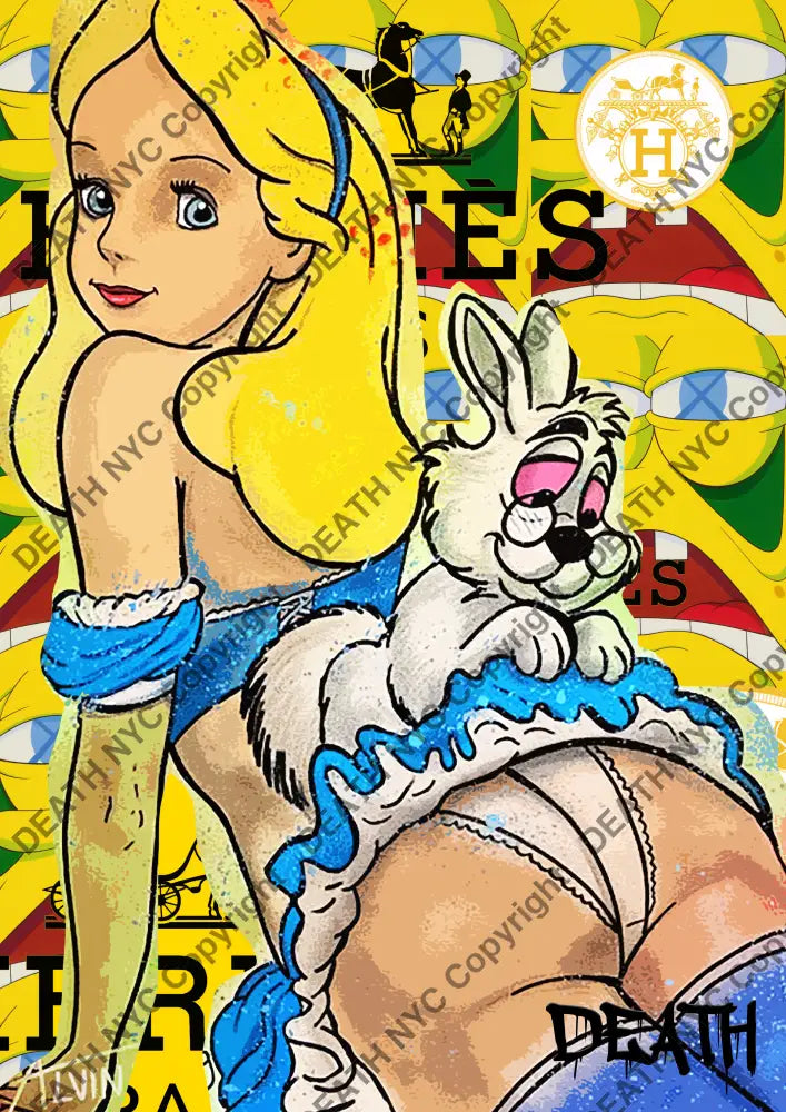 Auction ’CA901 alice’ art print 45x32cm (Edition of 100) Art Print
