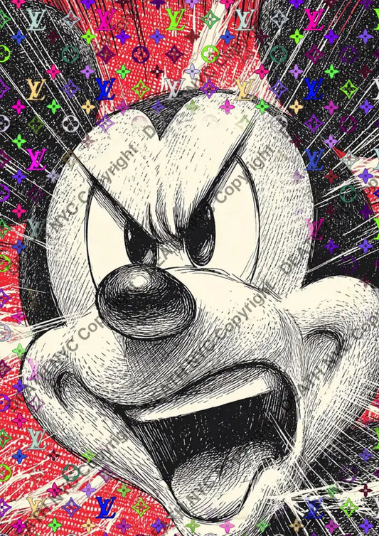 Auction ’CA996 mouse’ art print 45x32cm (Edition of 100) Art Print