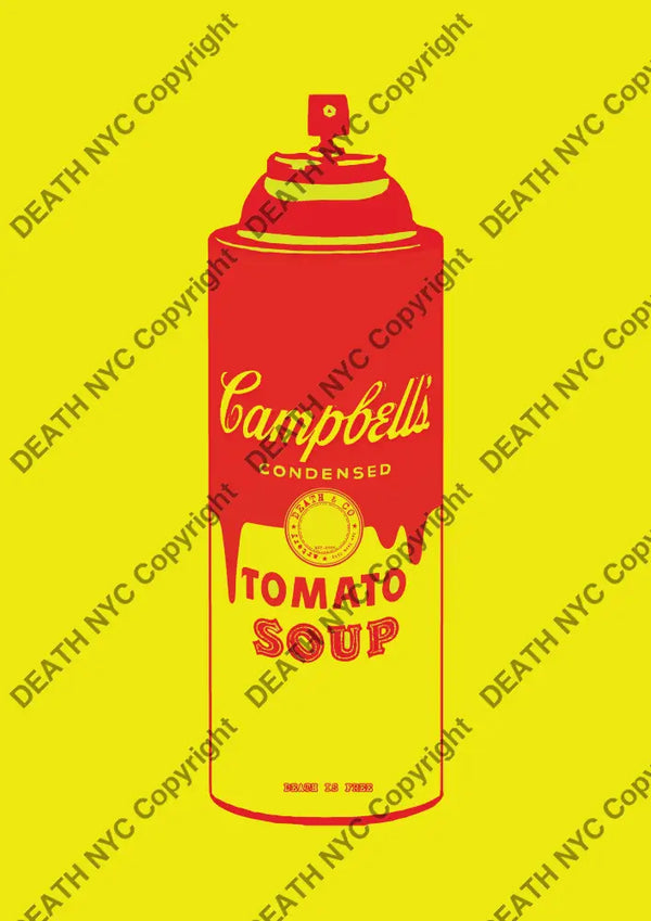Auction ’Camp yellow red ’ art print 45x32cm (Edition of 100) - Art Print