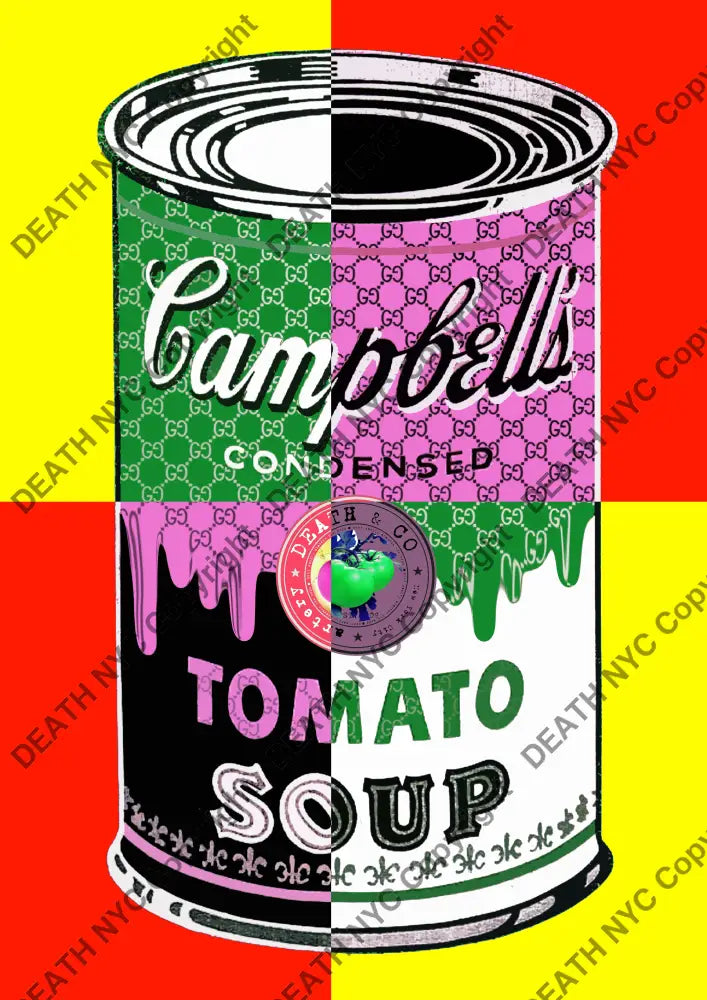Auction ’can soup mix camp red’ art print 45x32cm (Edition of 100) Art Print