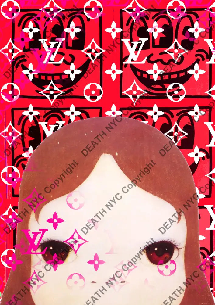Auction ’CB196 girl’ art print 45x32cm (Edition of 100) Art Print