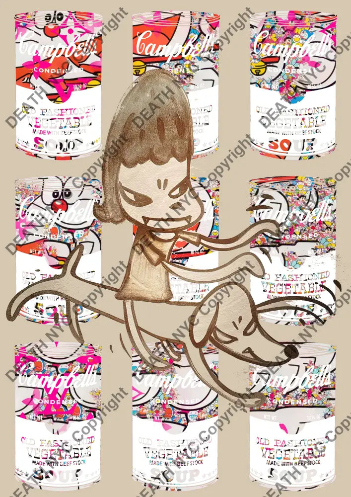 Auction ’CB199 girl’ art print 45x32cm (Edition of 100) Art Print