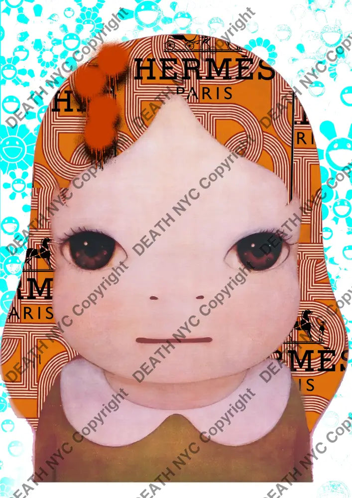 Auction ’Cb227 girl’ art print 45x32cm (Edition of 100) Art Print