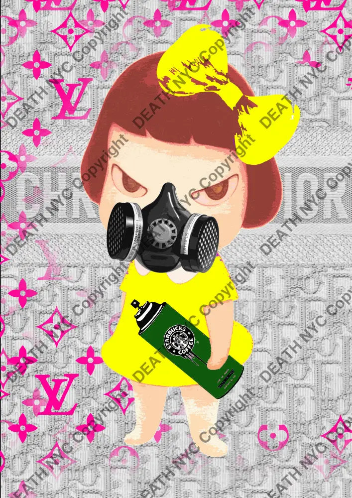 Auction ’CB238 girl’ art print 45x32cm (Edition of 100) Art Print