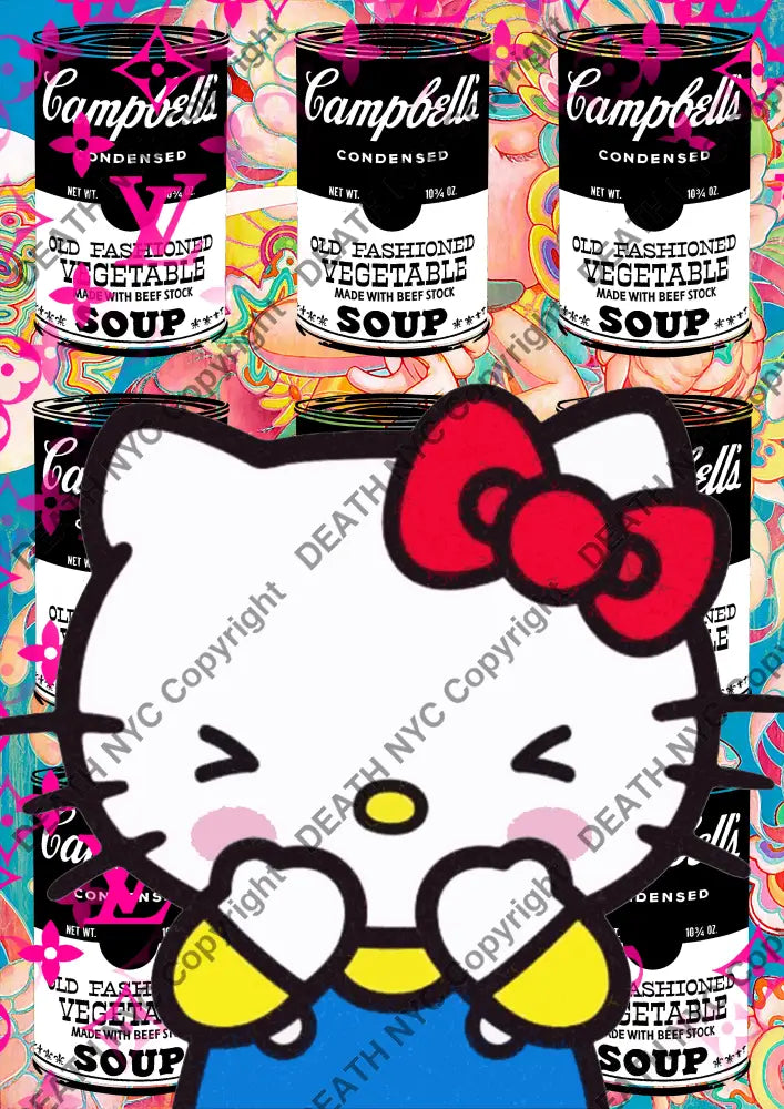 Auction ’CB250 kitty’ art print 45x32cm (Edition of 100) Art Print