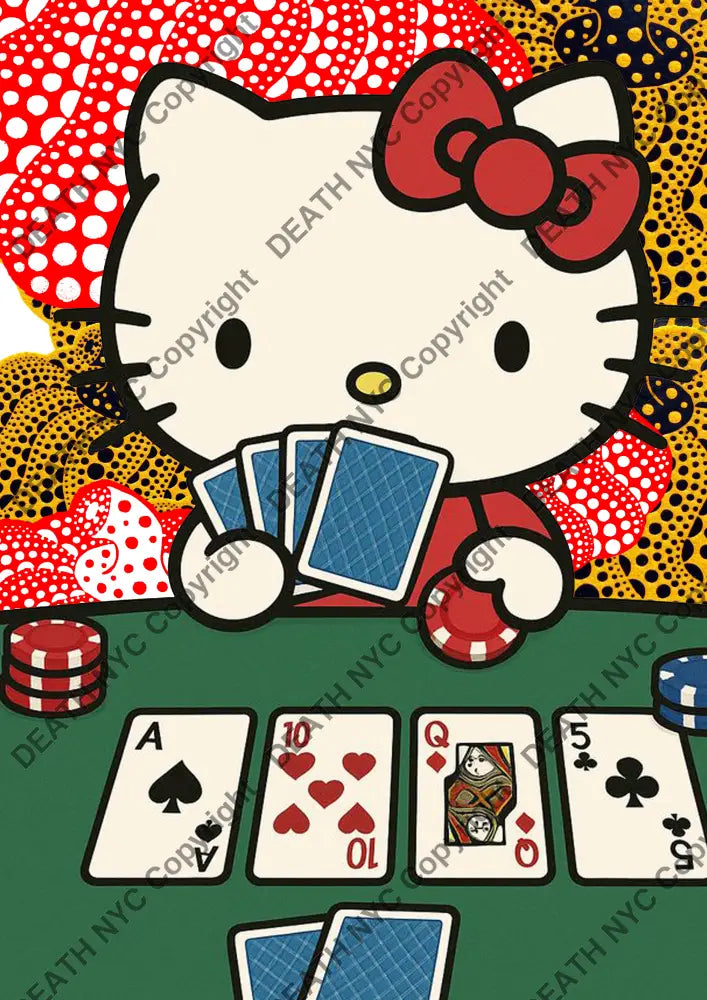 Auction ’CB284 kitty’ art print 45x32cm (Edition of 100) Art Print