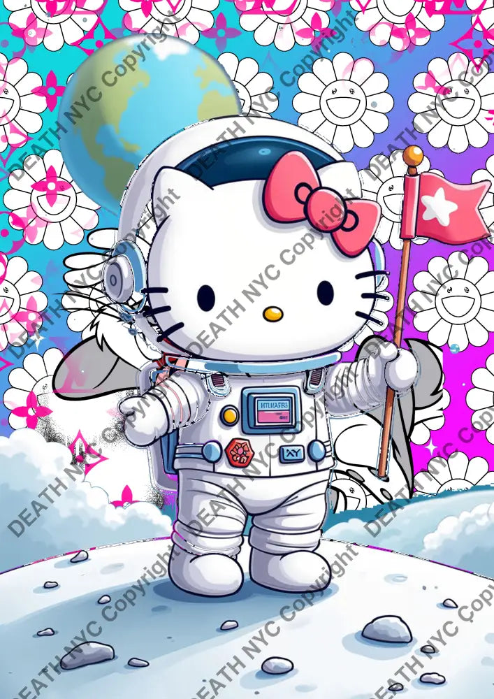 Auction ’CB285 kitty’ art print 45x32cm (Edition of 100) Art Print